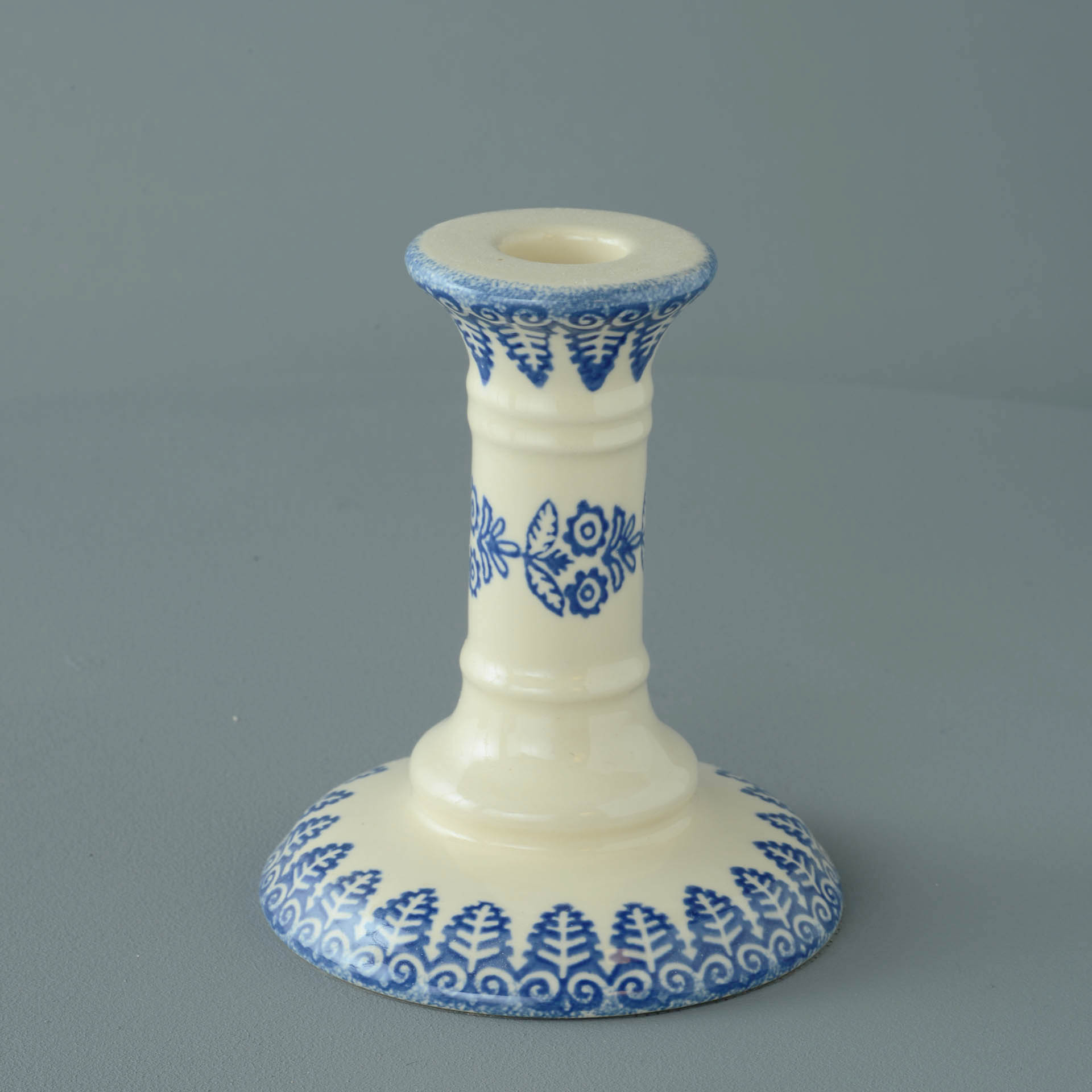 Lacey Blue Candlestick