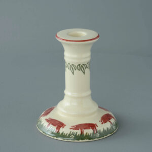 Pink Pig Candlestick