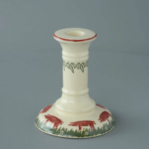 Pink Pig Candlestick