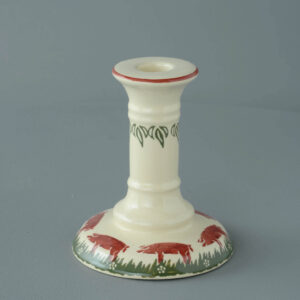 Pink Pig Candlestick