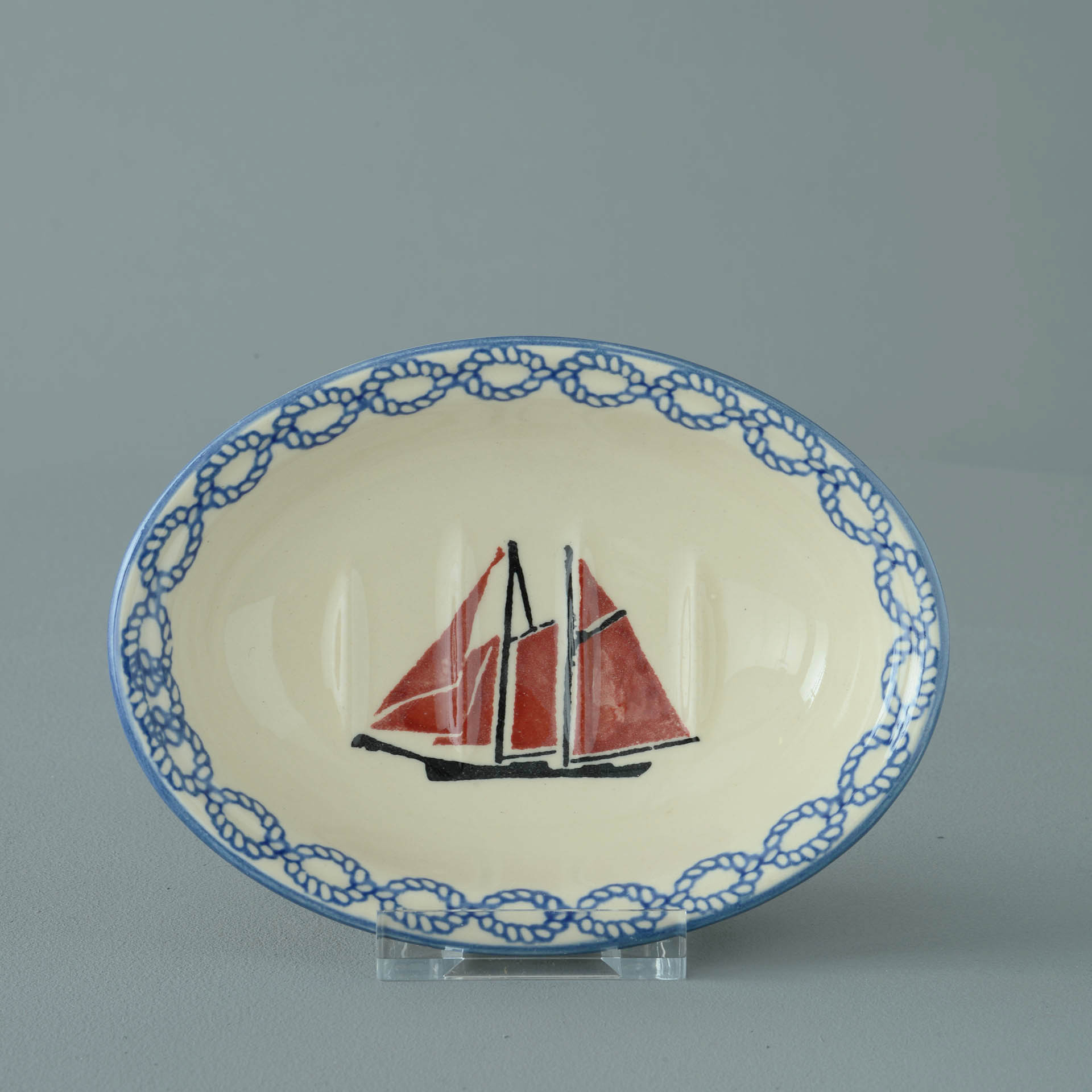 Boat Sailing Soap dish oval