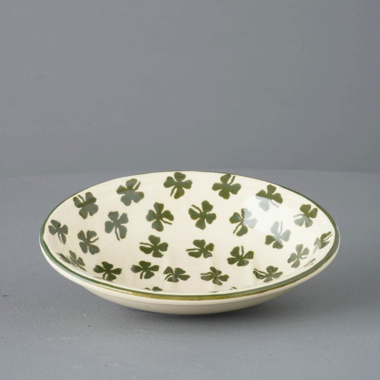Four Leaf Clover Soap Dish Oval