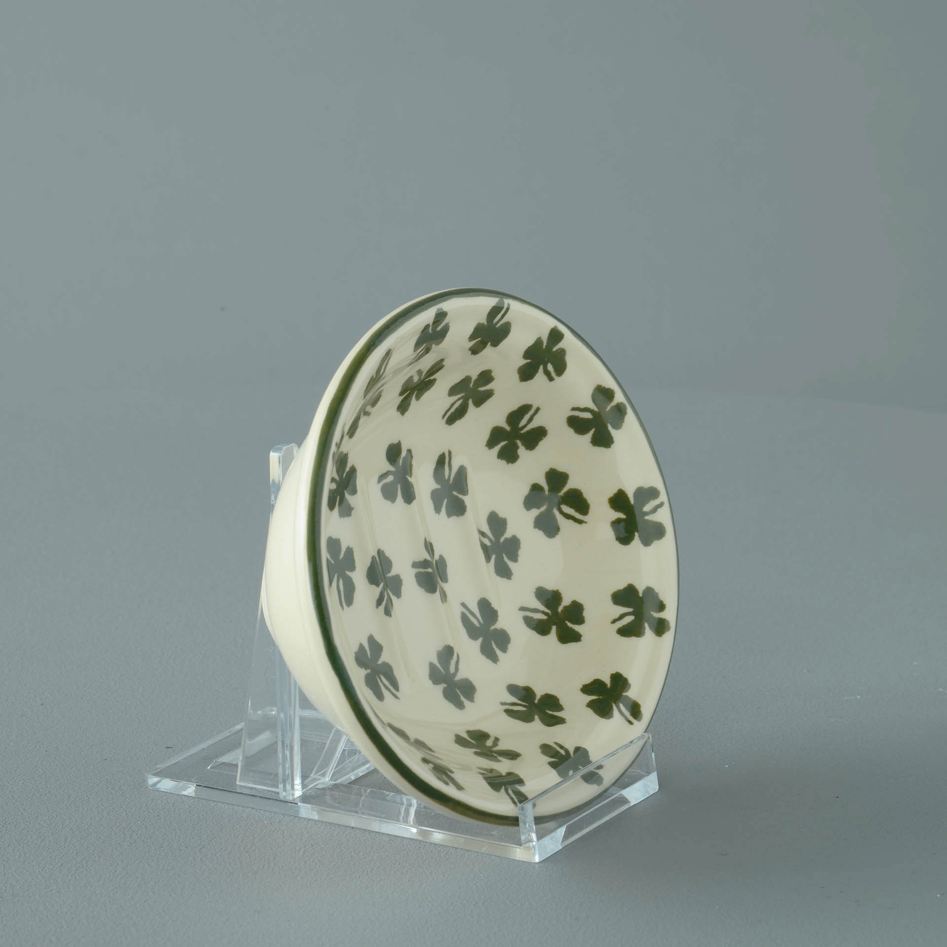 Four leaf clover Soap dish oval