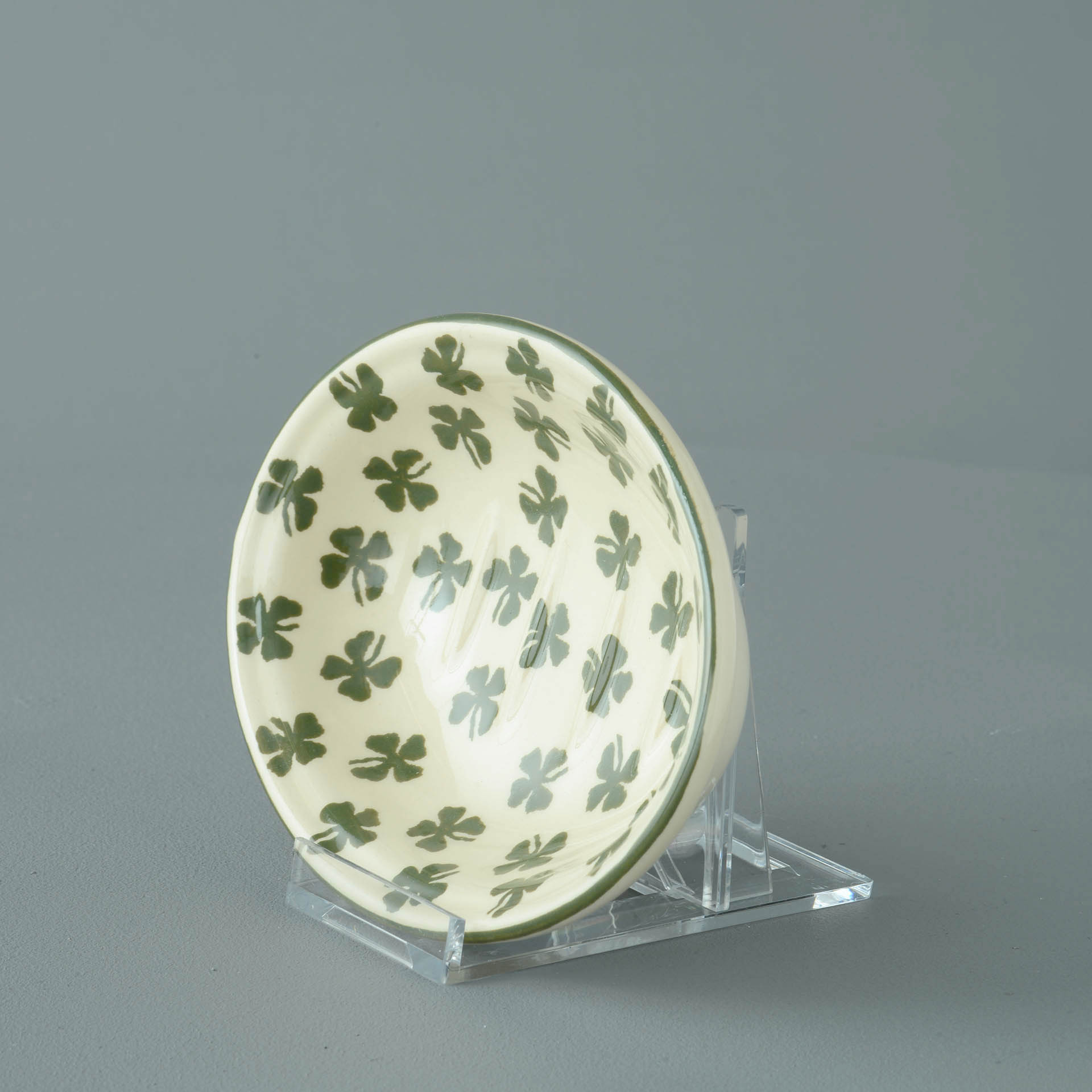 Four leaf clover Soap dish oval