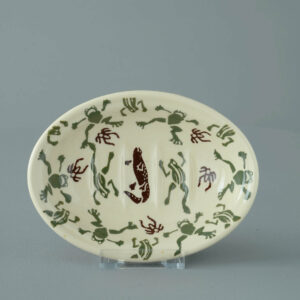 Frog Insect & On Newt Soap dish oval