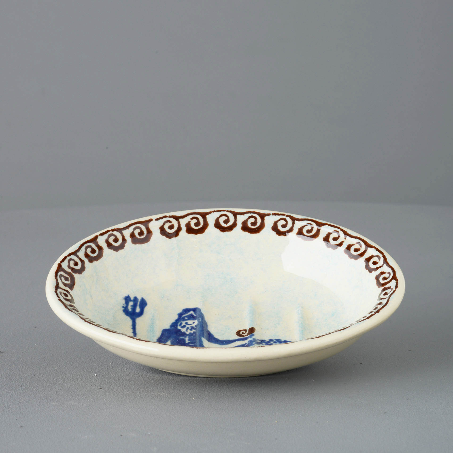 Neptune and Sirens Soap dish oval