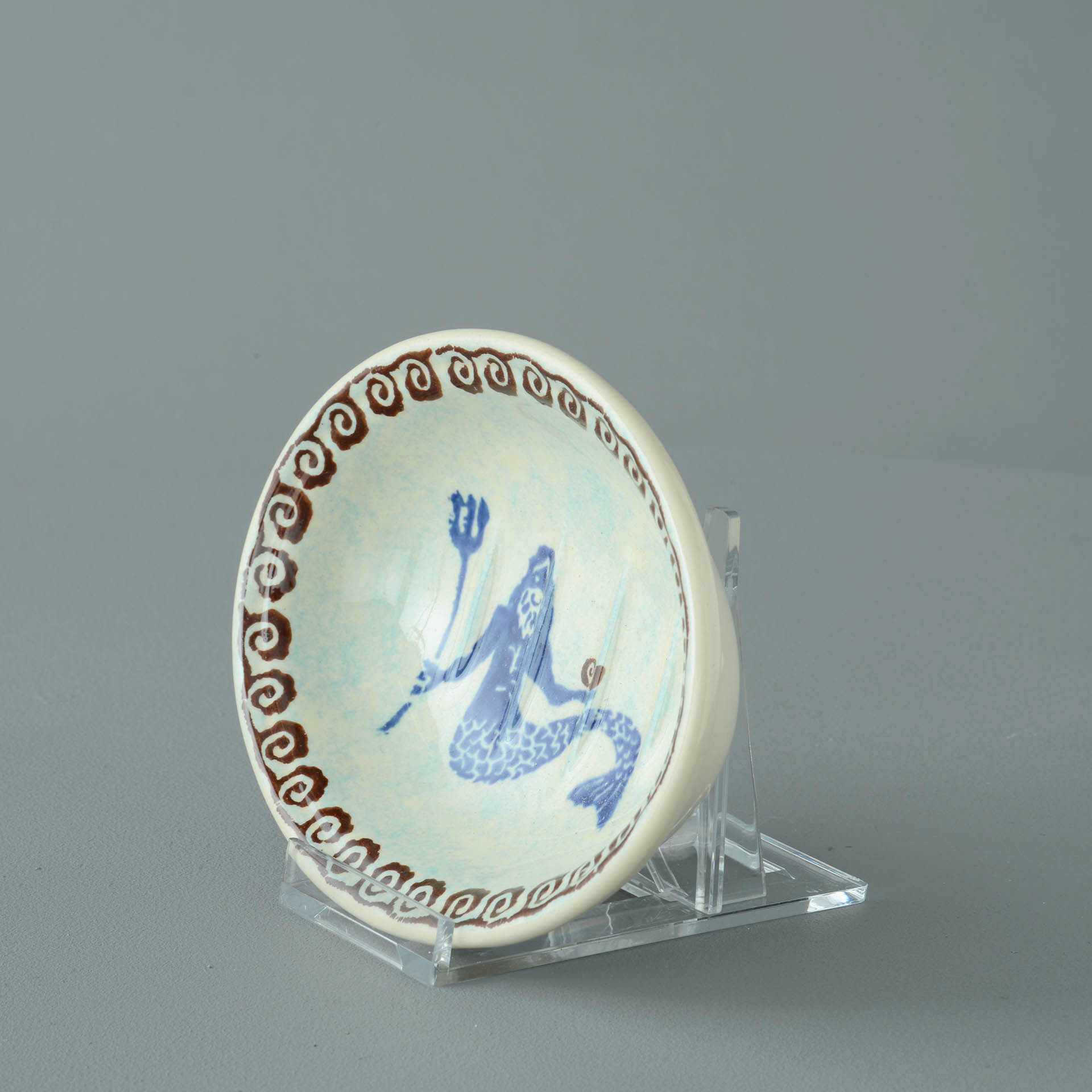 Neptune and Sirens Soap dish oval