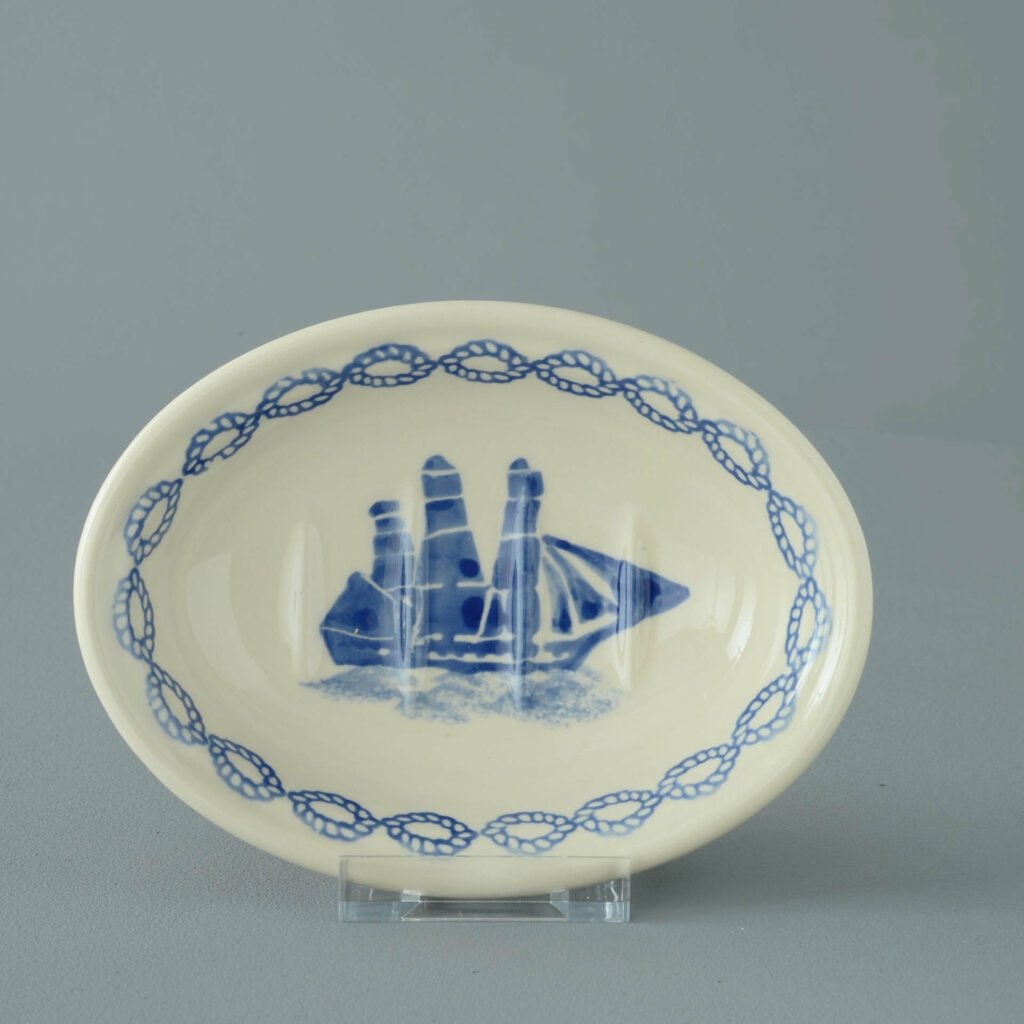 Ship - Square Rig Soap dish oval