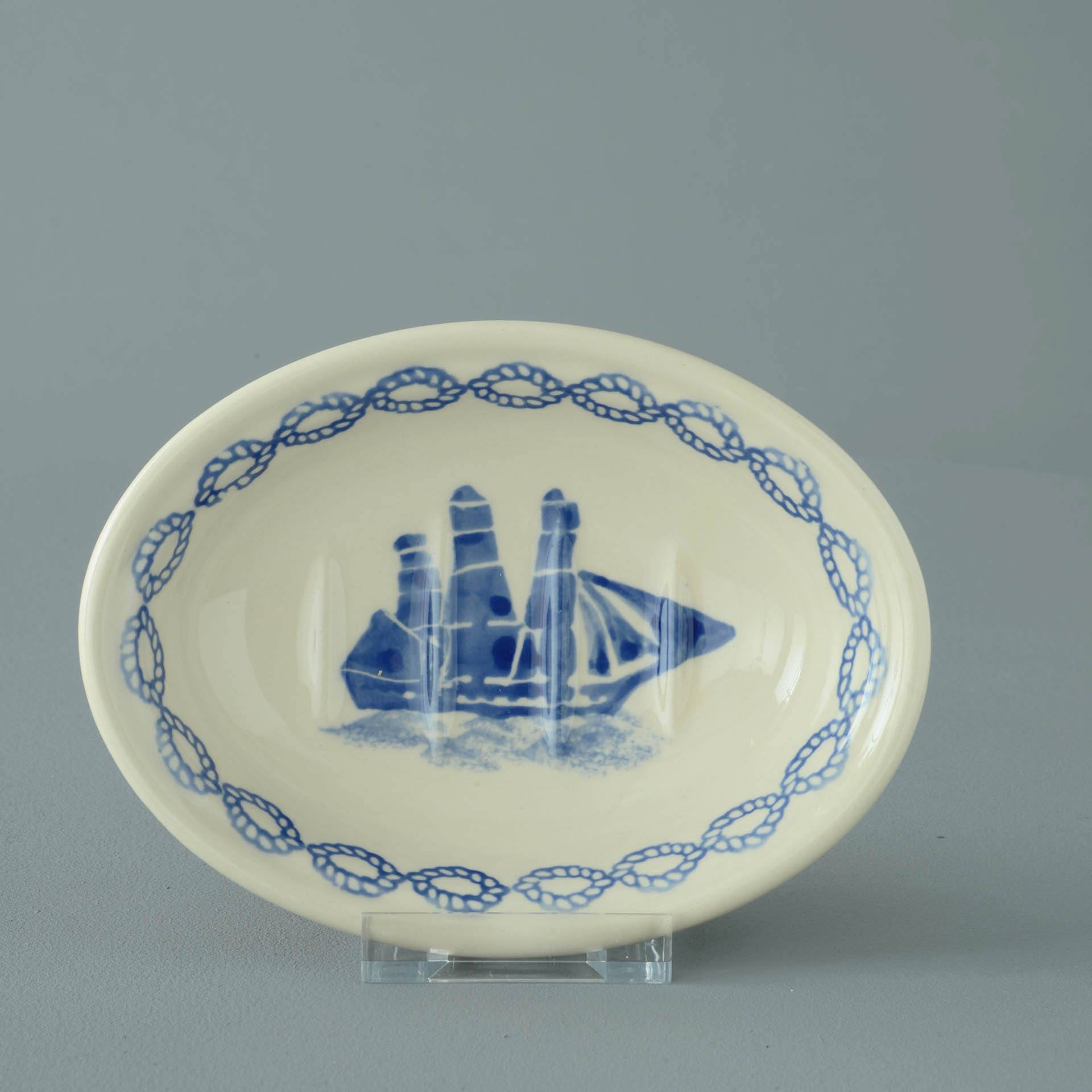 Ship - Square Rig Soap dish oval