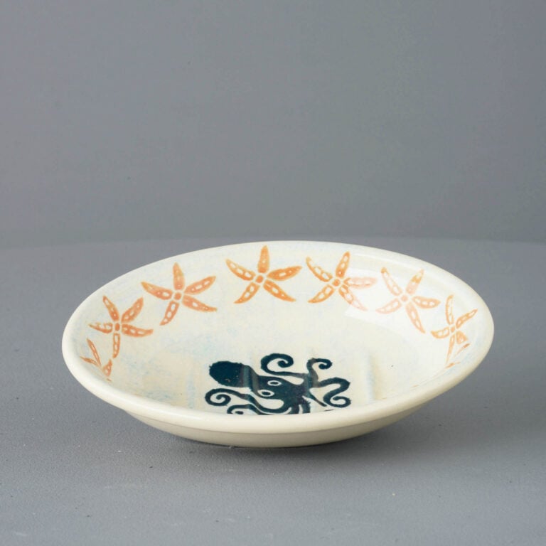 Squid And Starfish Soap Dish Oval