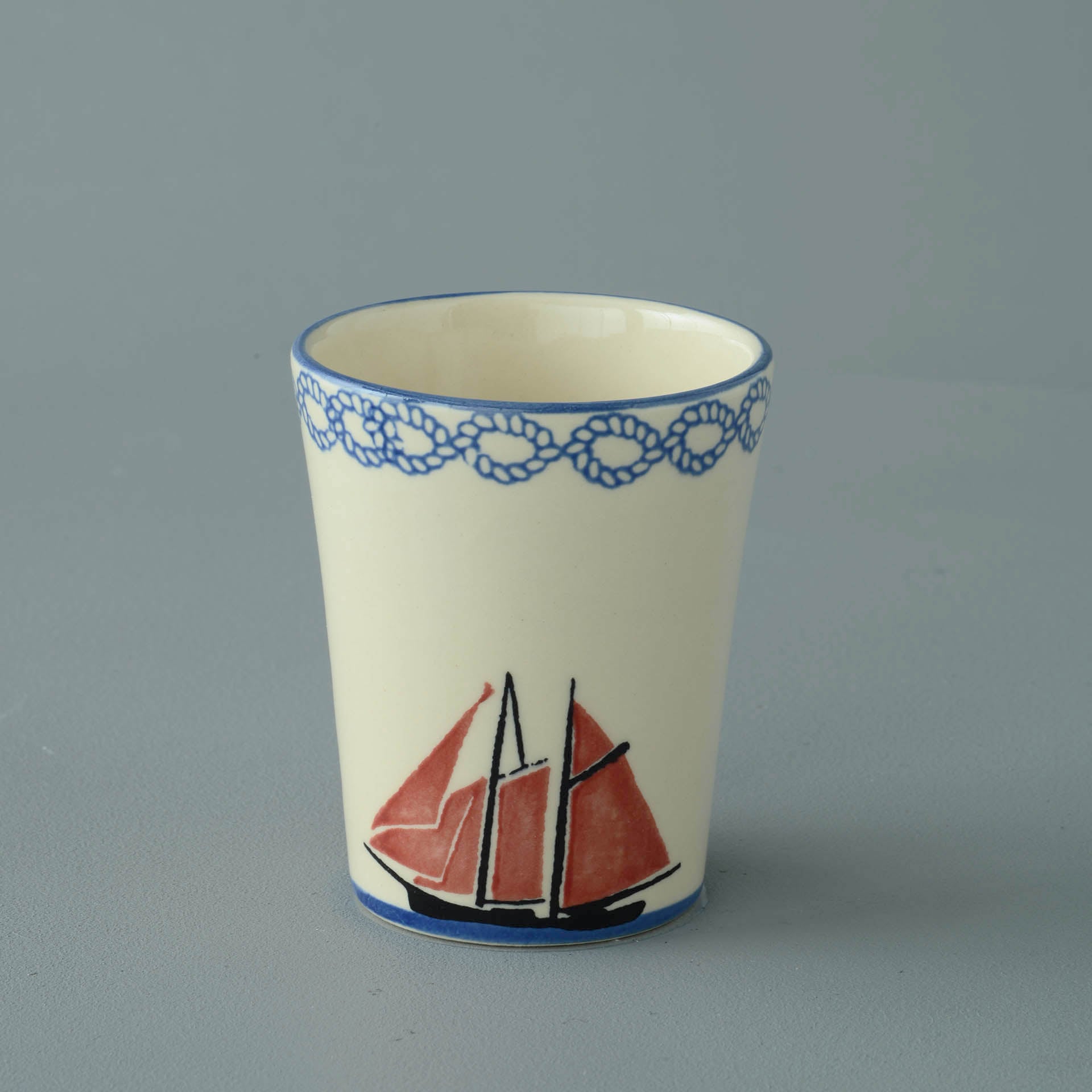 Boat Sailing Bathroom Beaker