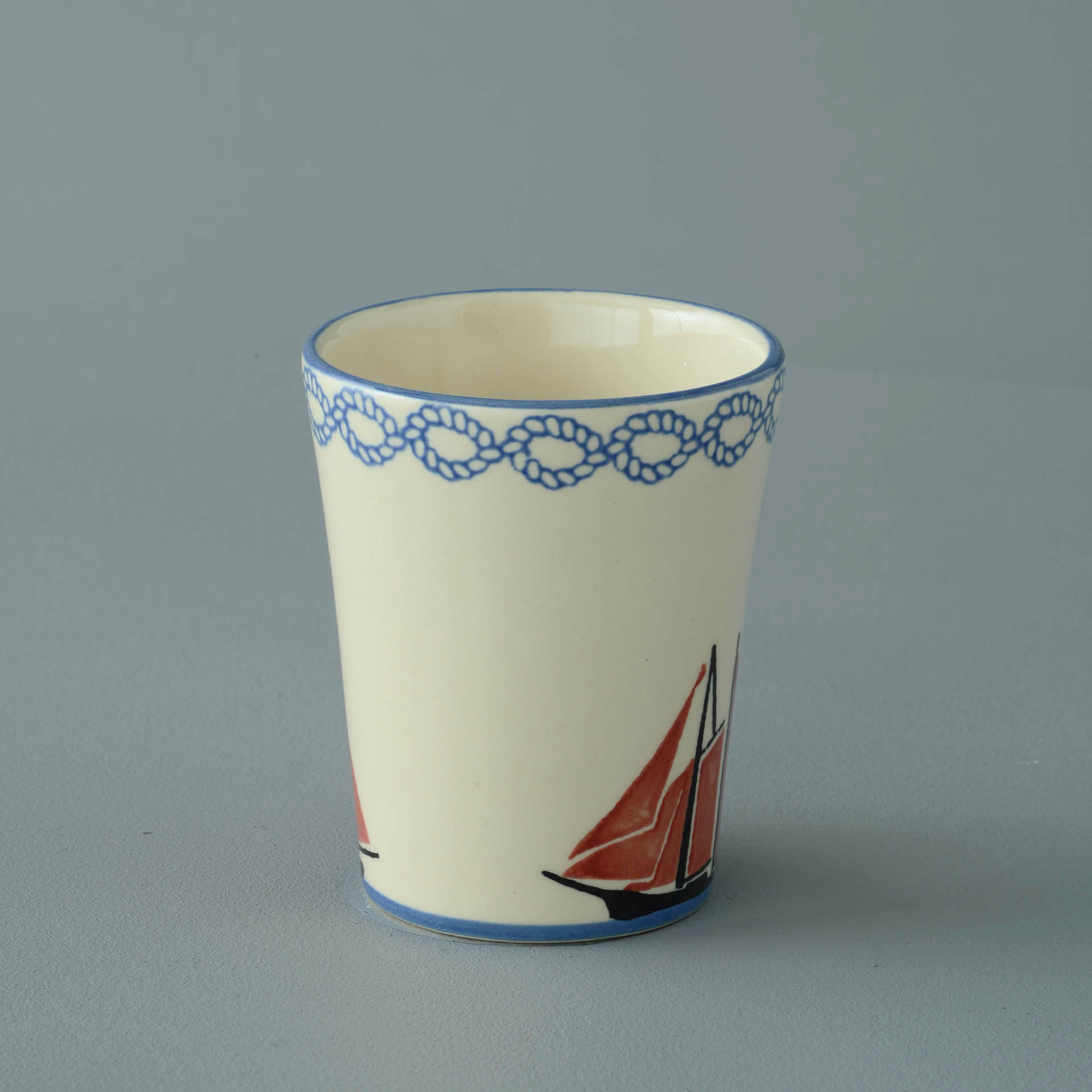 Boat Sailing Bathroom Beaker