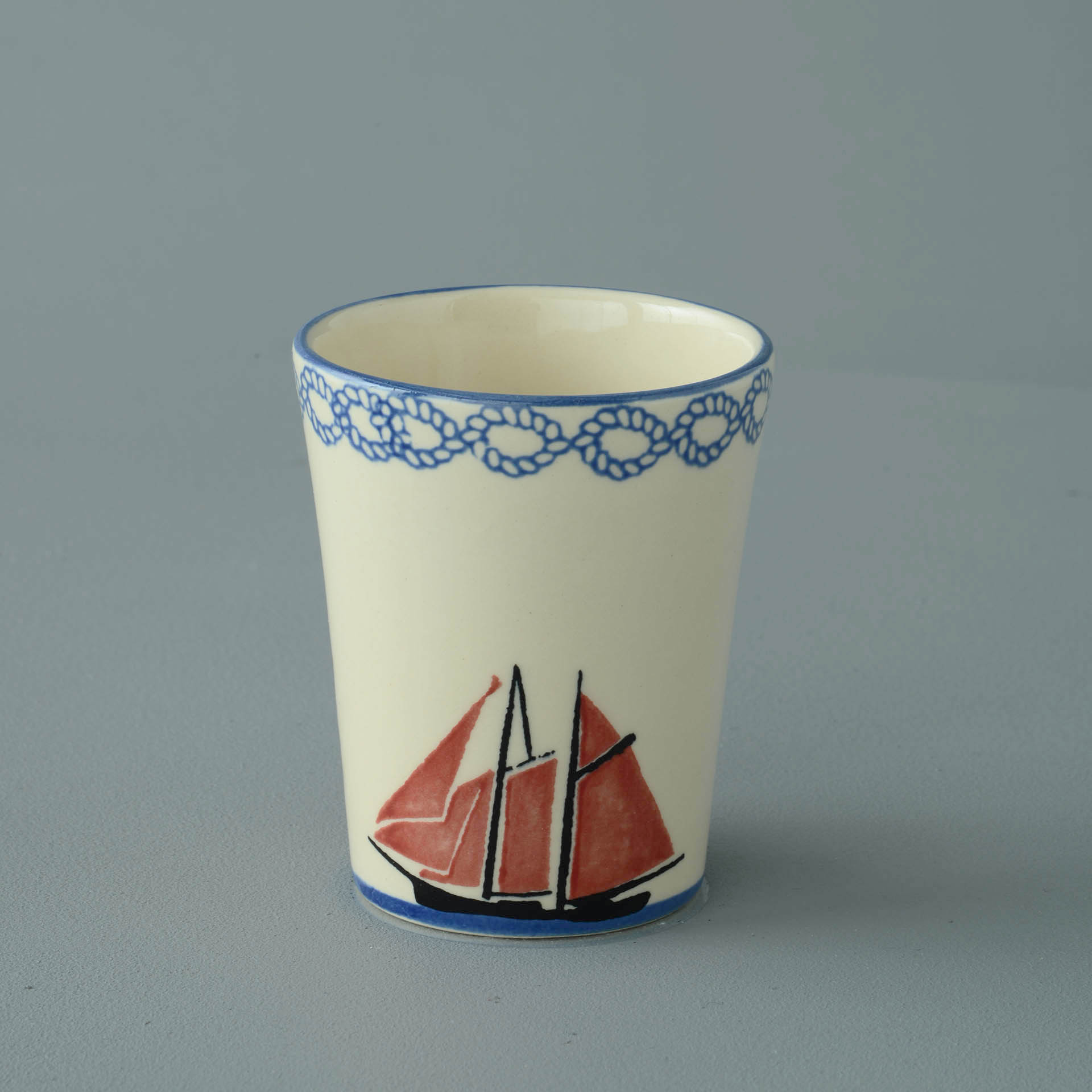 Boat Sailing Bathroom Beaker