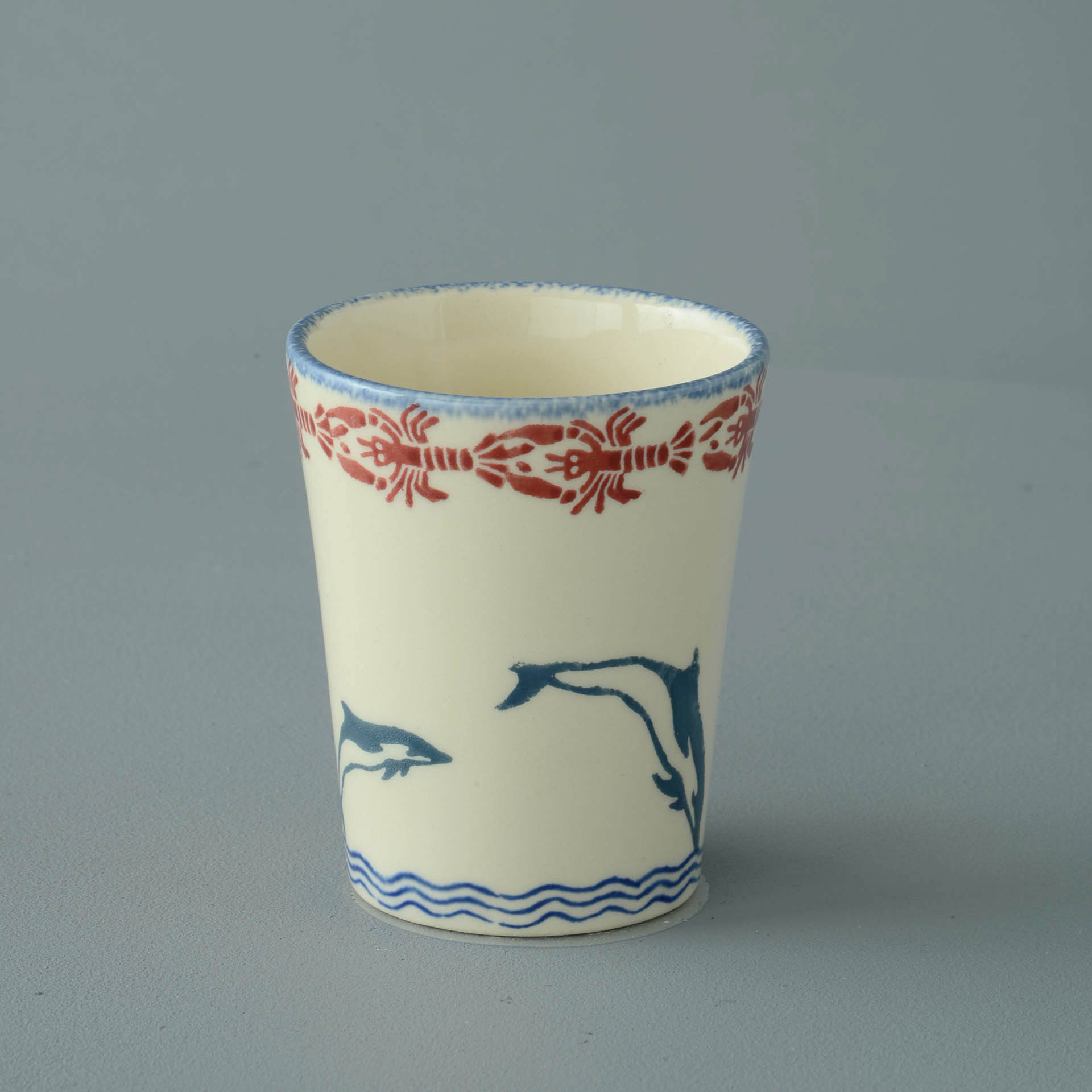 Dolphin Leaping Bathroom Beaker