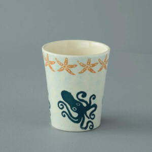 Squid and starfish Bathroom Beaker