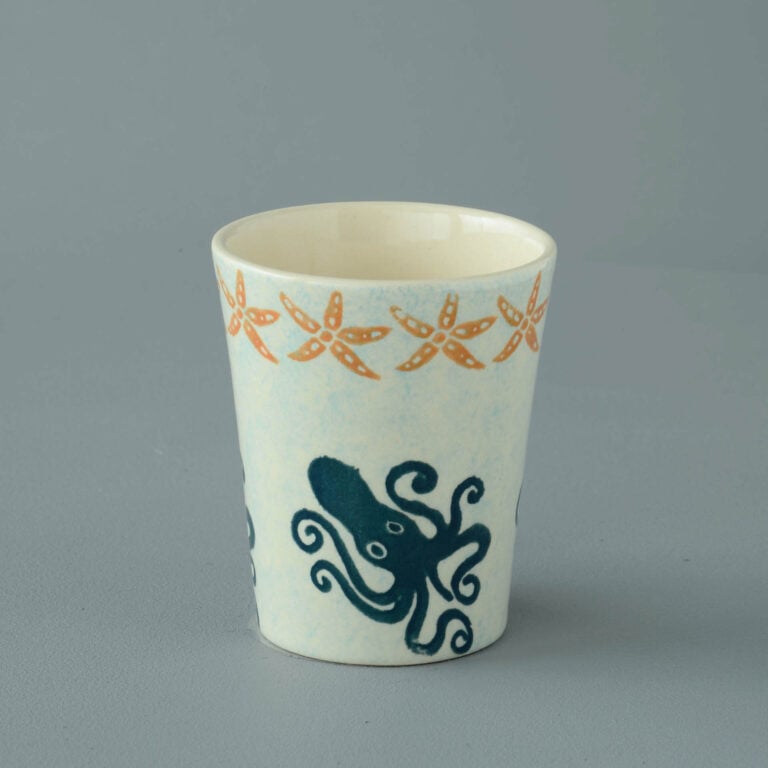 Squid And Starfish Bathroom Beaker