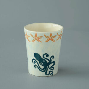 Squid and starfish Bathroom Beaker