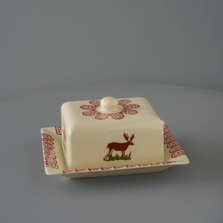 Reindeer Cheese Dish Rectangular