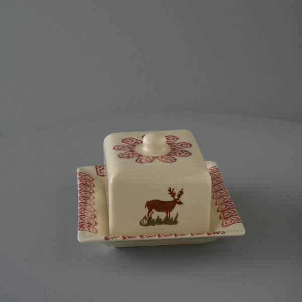 Reindeer Cheese Dish Rectangular