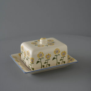 Sunflower Cheese Dish Rectangular