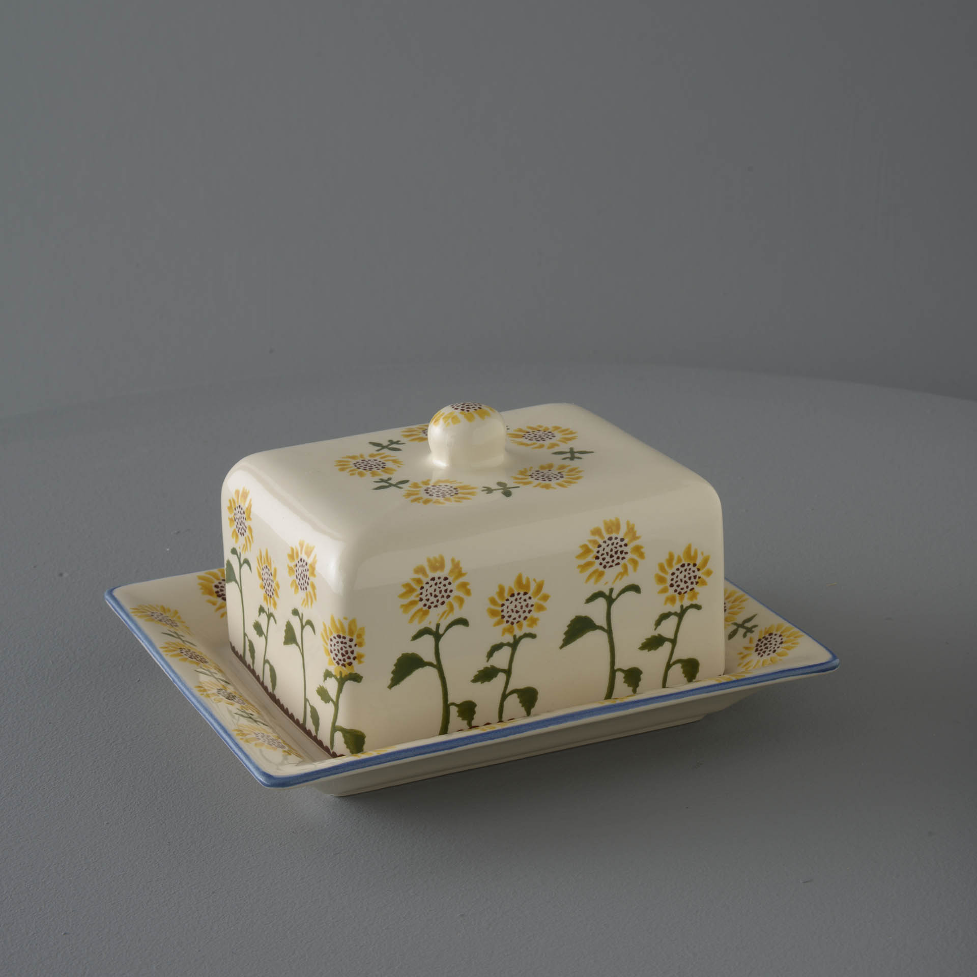 Sunflower Cheese Dish Rectangular
