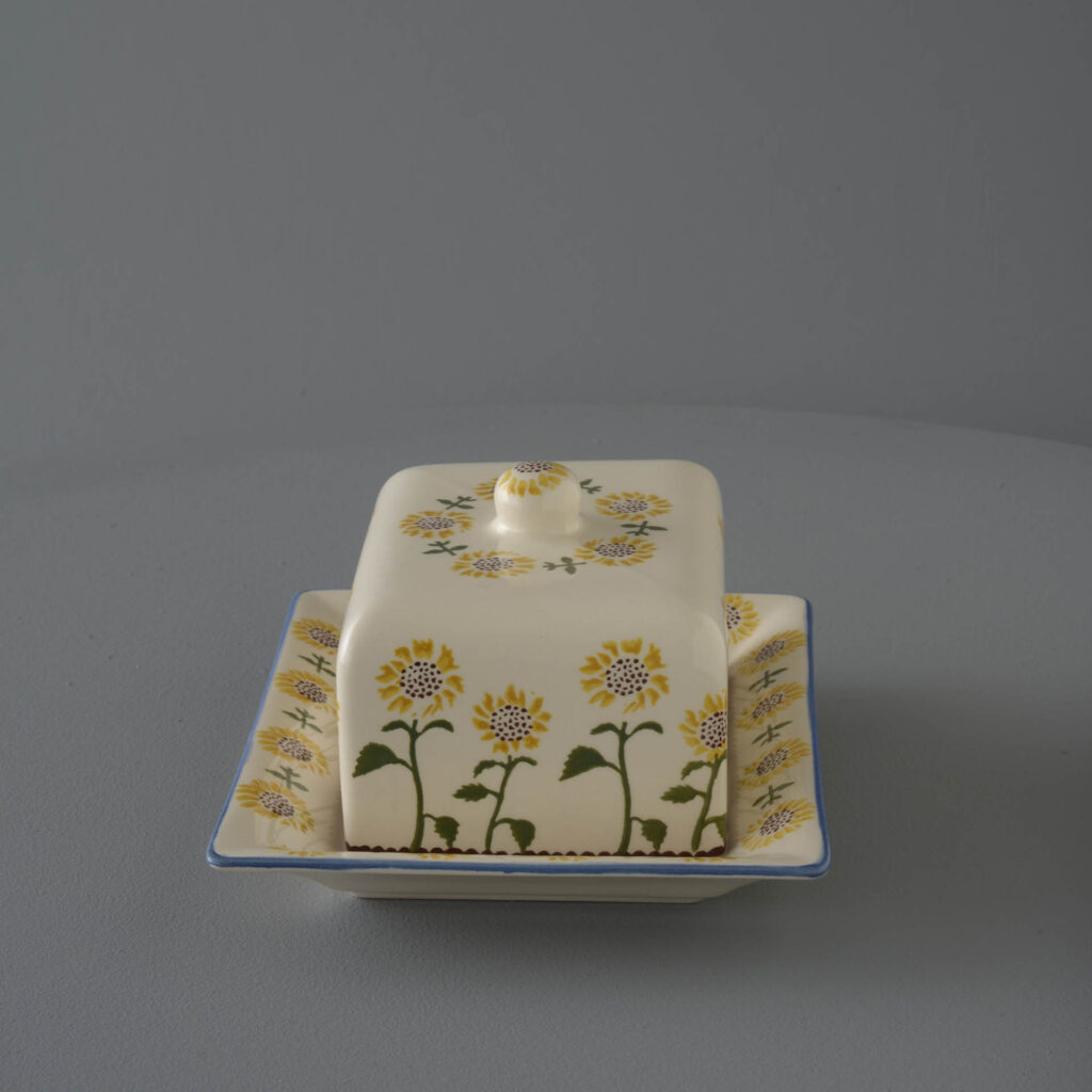 Sunflower Cheese Dish Rectangular