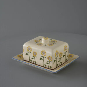 Sunflower Cheese Dish Rectangular