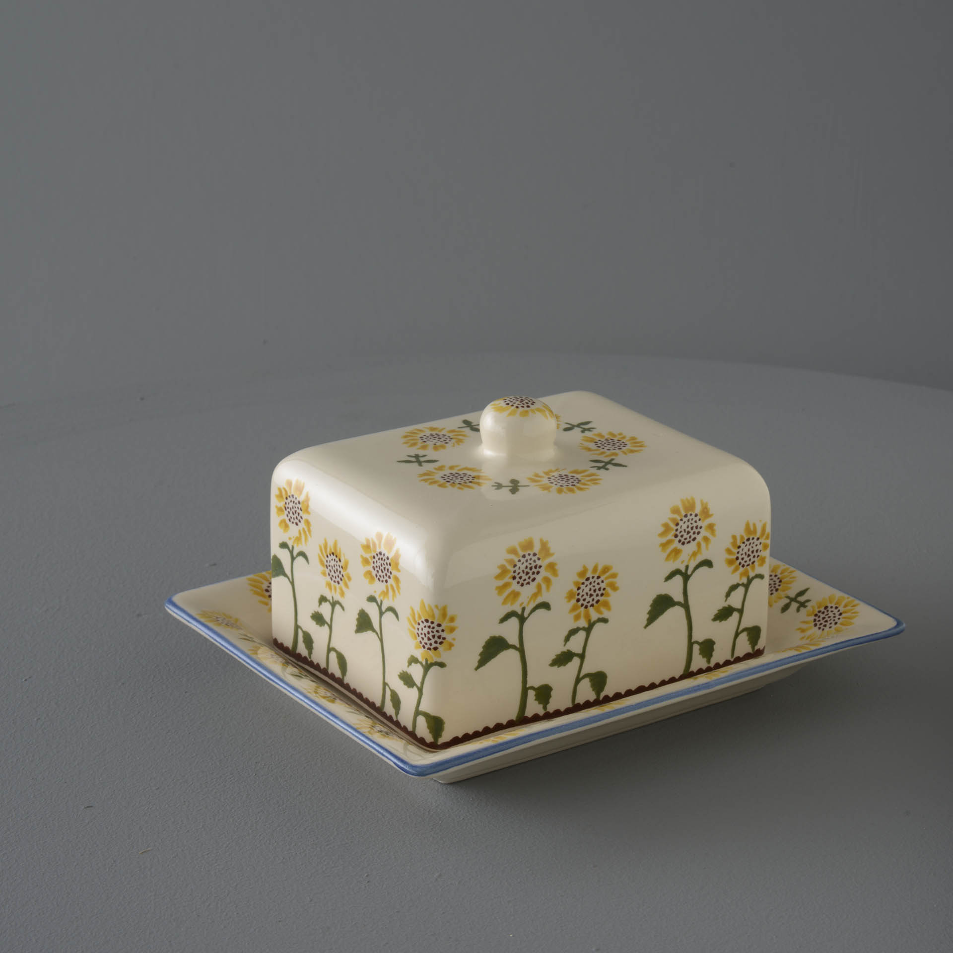 Sunflower Cheese Dish Rectangular