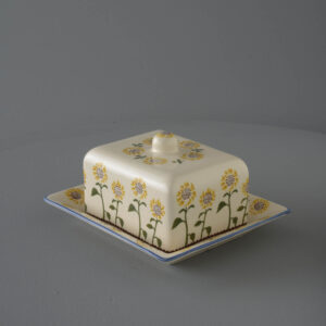 Sunflower Cheese Dish Rectangular
