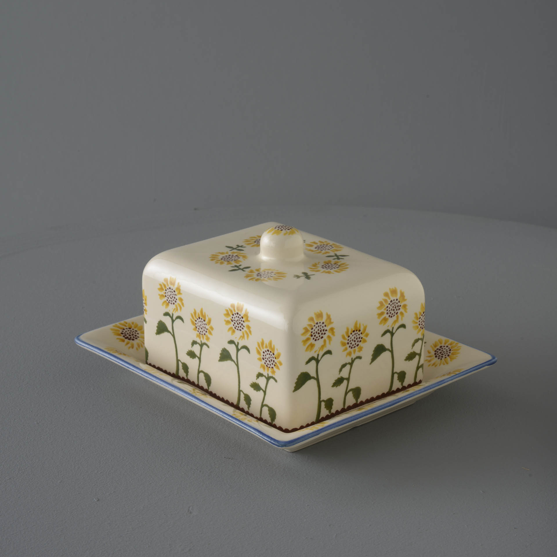 Sunflower Cheese Dish Rectangular