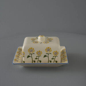 Sunflower Cheese Dish Rectangular