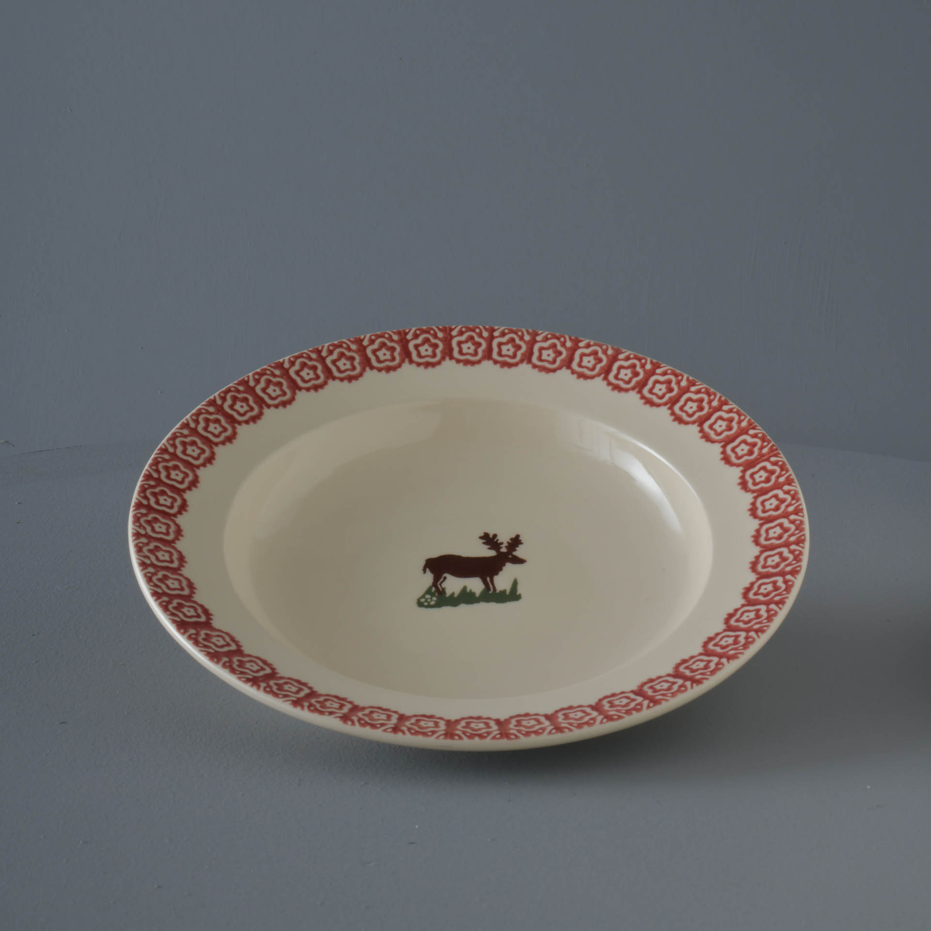 Reindeer Soup Plate