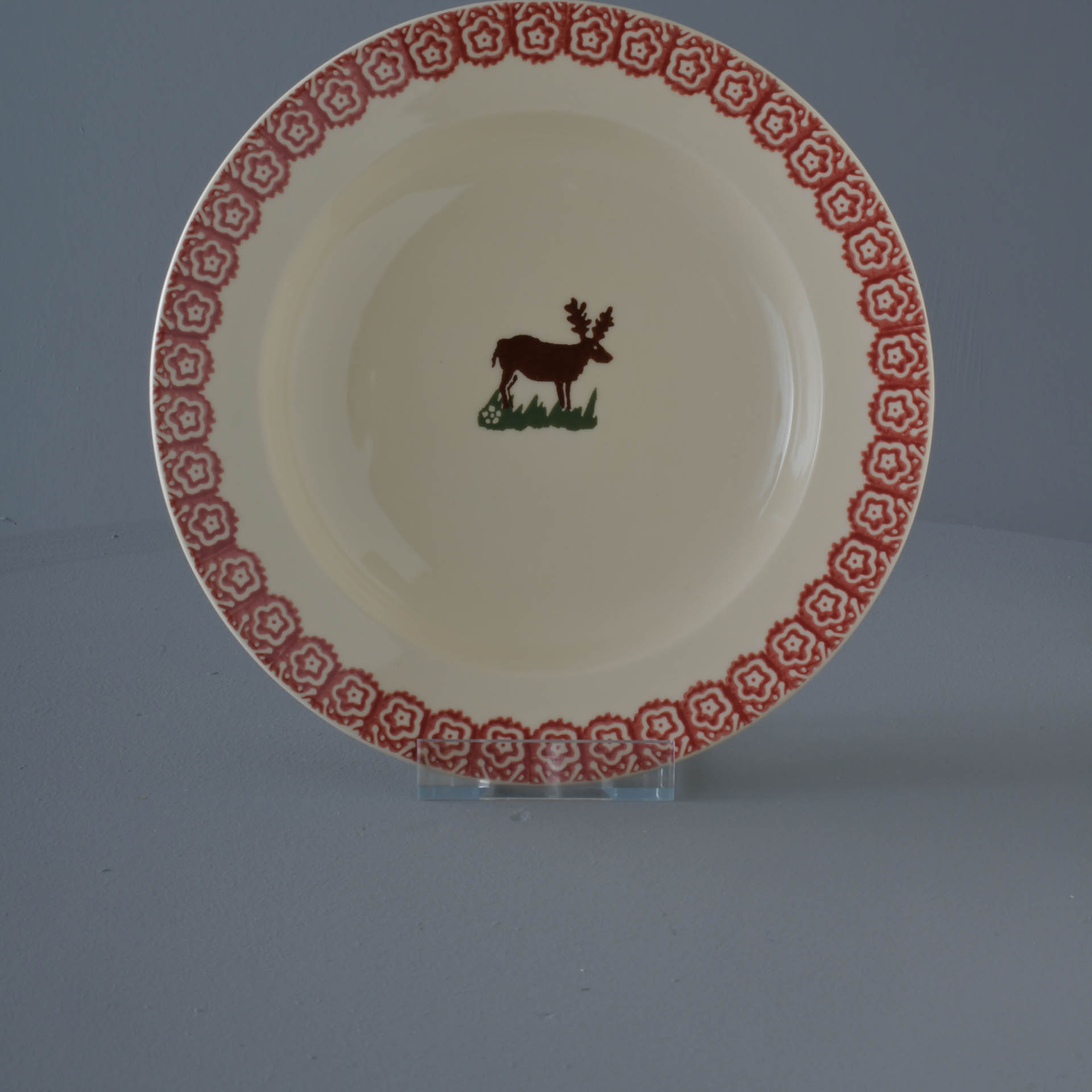 Reindeer Soup Plate