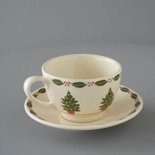 Cup & Saucer Breakfast Size Christmas Tree