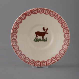 Cup & Saucer Breakfast Size Reindeer