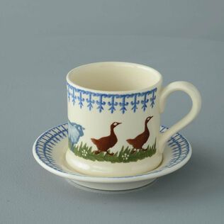 Mug & Saucer Small Farm Animal