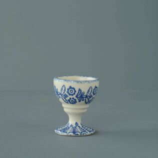 Egg Cup Small Lacey Blue