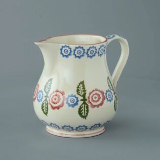 Jug Milk Victorian Floral