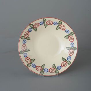Pasta plate Large Victorian Floral