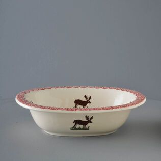 Pie Dish Large Reindeer