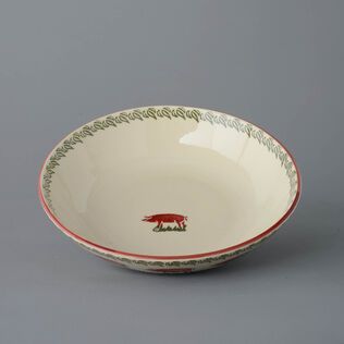 Serving Dish Round Large Pink Pig