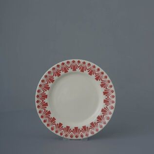 Dufort plate Small Deco Odeon Red