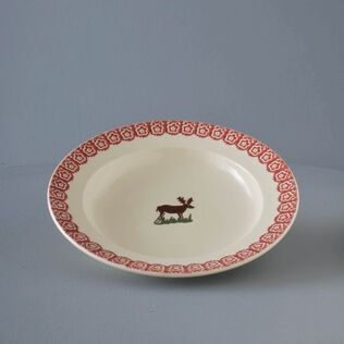 Soup Plate Medium Reindeer