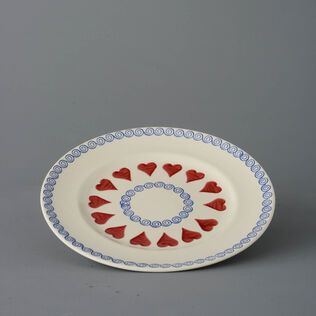 Plate Dinner Size Heart