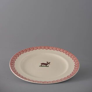 Plate Dinner Size Reindeer