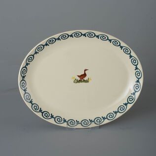 Oval Plate  Duck