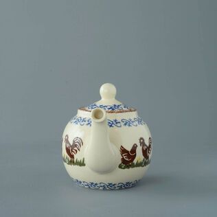 Teapot 2 Cup Cock & Hen