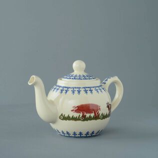 Teapot 2 Cup Farm Animal