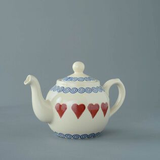 Teapot 2 Cup Heart