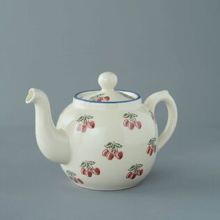 Teapot 4 Cup Cherry